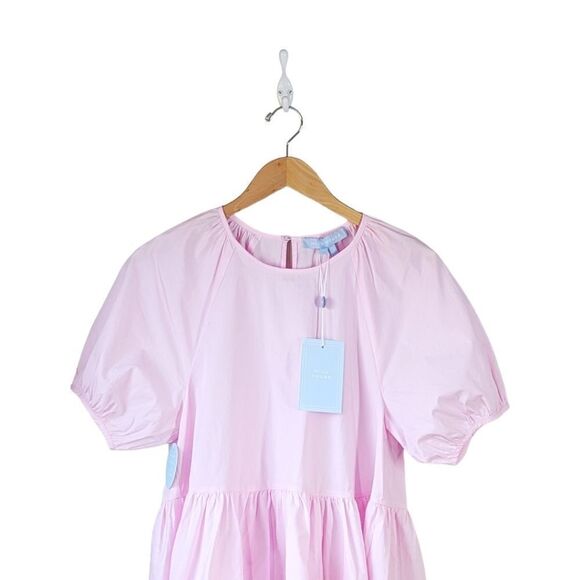 Hill House Puffed Sleeve Francesca Top Ballerina Pink Cottagecore‎ XS NWT - Picture 8 of 14